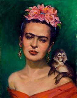 Ellen Rhodes Moore Diego Rivera Art, Frida Kahlo Artwork, Frida Paintings, Frida Kahlo Paintings, Frida Kahlo Portraits, Kahlo Paintings, Frida And Diego, Frida Art, Frida Kahlo Art