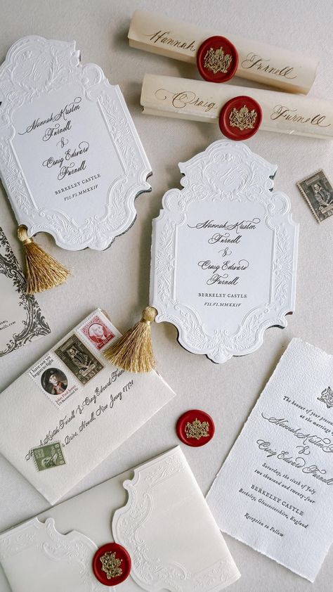 Shasta Bell Calligraphy (@shastabellcalligraphy) • Instagram photos and videos Wedding Invitations Flat Lay, Wedding Stationary Flatlay, Scalloped Edge Wedding Invitation, Invitation Flatlay, Flat Lay Photography Wedding Stationery, Castle Reception, Wedding Moodboard, Heirloom Wedding, Stationary Cards