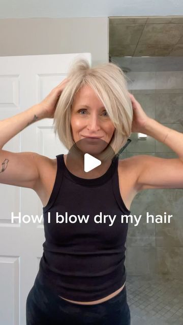 Beth Oliveri on Instagram: "How I blow dry hair.. sped up version.
I wait until most of my hair is dry. Apply product and comb through. Then I section off my to blow dry , this allows me smaller pieces at a time to dry. I am using a paddle brush on underneath areas to get a straighter look and a round brush on top for more body. I always switch up my brushes as to whether I use a paddle brush or round brush. I also make sure I grab the hairs at the root with my brush  to get a smooth blowout and aim the dryer down  not up. I also apply cool air in between sections.
Usually after I blow dry my hair I will apply a spray wax, a little oil and some hairspray 

PRODUCTS USED:
@rowe_casa_organics hair spritz 
@brazilianblowout ionic bonding spray 
@langehair paddle brush
@domdom medium round bru Best Way To Blow Dry Hair Straight, How To Use Round Brush Hair Dryer, Hair Drying Techniques, Blow Drying Hair Tips, How To Blow Dry Hair, Hairspray Products, Round Brush Hair Dryer, Blow Dry Hair Straight, Rowe Casa