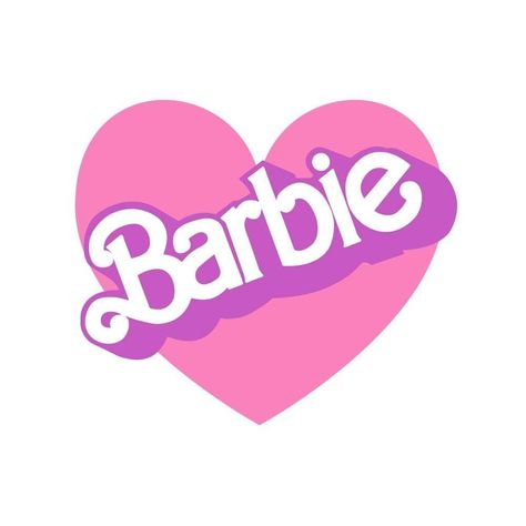 Barbie Classroom, Barbie Clipart, Disney Baby Rooms, Barbie Party Decorations, 1980s Barbie, Barbie Theme Party, Free Barbie, Barbie 90s, Barbie Logo