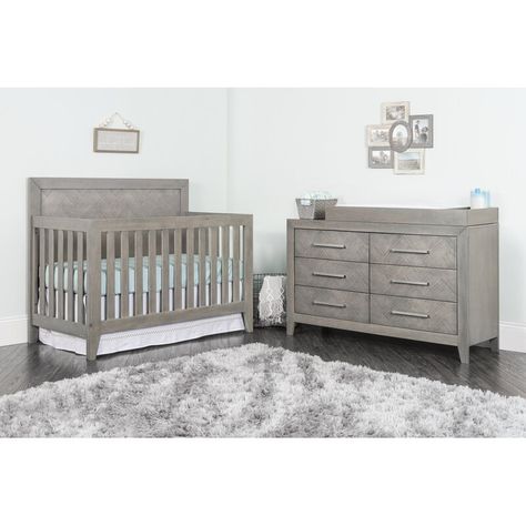 Child Craft Kieran 4-in-1 Convertible Crib & Reviews | Wayfair Changing Table Topper, Grey Nursery, Dresser Sets, Nursery Crib, Convertible Crib, Girl’s Room, Nursery Set, Full Bed, Nursery Furniture Sets