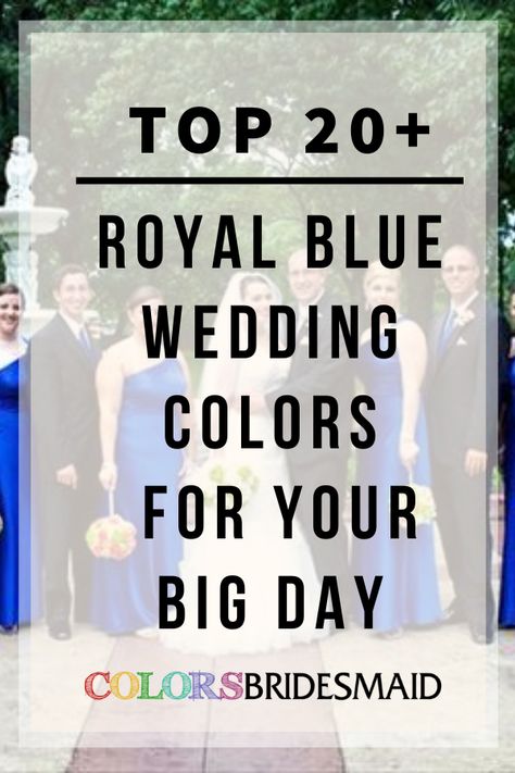 Top 40+ Wedding Colors for All Seasons and Colors - ColorsBridesmaid Royal Blue Wedding Colors, Coral Corsage, May Wedding Colors, Grey Groomsmen, Blue Wedding Colors, Royal Blue Wedding Theme, Top Wedding Colors, Coral Wedding Colors, Royal Blue Bridesmaids