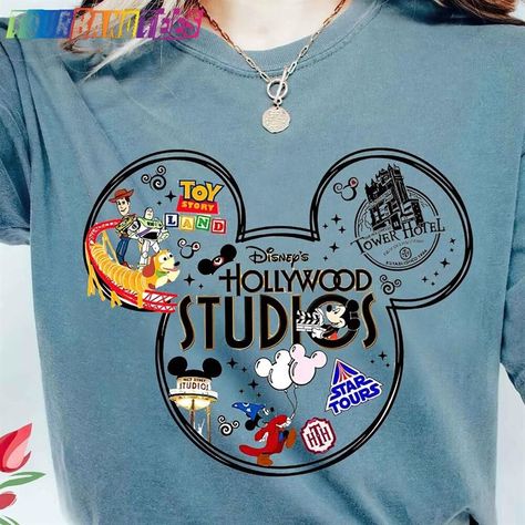 Hollywood Studios Tshirt Ideas, Hollywood Studios Shirts Toy Story, Hollywood Studios Disney Shirts, Shirts For Hollywood Studios, Disney World Shirts Family, Hollywood Studios Shirts, Hollywood Studios Outfit, Disney Hollywood Studios, Disney World Hollywood Studios