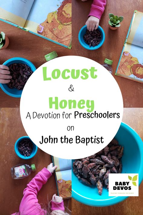 A Preschool Devotion on John the Baptist – Baby Devotions John The Baptist Sunday School Lesson, John Baptizes Jesus Craft Preschool, John The Baptist Craft Sunday School, John The Baptist Craft Preschool, John Baptizes Jesus Craft, John The Baptist Activity, John The Baptist Craft, Preschool Devotions, Jesus Preschool