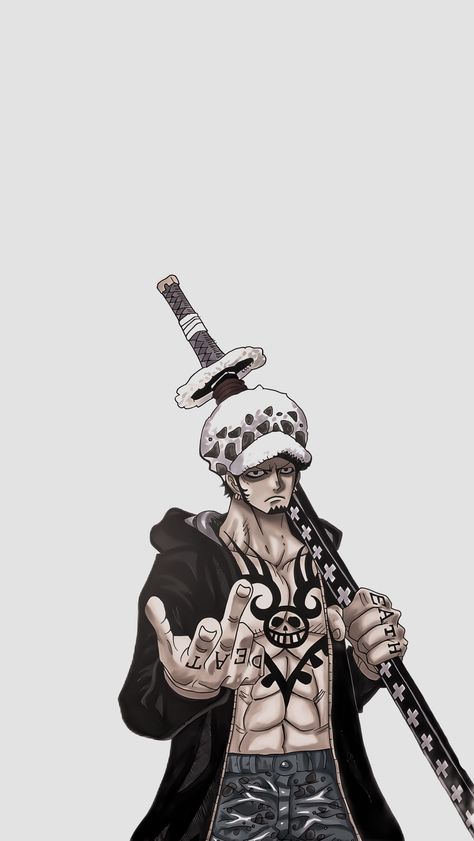 Trafalgar Law Wallpapers Iphone, Trafalgar Law Onigashima, One Piece Trafalgar Law Wallpaper, Trafalgar D Water Law Wallpaper, Law One Piece Wallpaper, Trafalgar Law Tattoo, Law Wallpaper, One Piece Trafalgar Law, Trafalgar Law Wallpapers