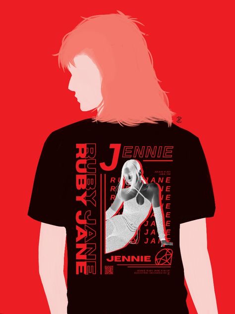 tags: #blackpink #jennie #kpop #fanart #illustration #artwork #idea #design #aesthetic #grunge #red #black #tshirt Fanart Illustration, Idea Design, Design Aesthetic, Kpop Fanart, Illustration Artwork, Aesthetic Grunge, Blackpink Jennie, K Pop, Black Tshirt