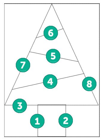 Christmas Tree Quilting Template, Christmas Tree Paper Piecing Pattern, Paper Piecing Christmas Tree, Paper Piecing Tree Patterns Free, Christmas Tree Block Free Pattern, Paper Pieced Trees Free, Paper Pieced Christmas Tree Pattern, Paper Pieced Christmas Tree Pattern Free, Christmas Tree Quilt Blocks