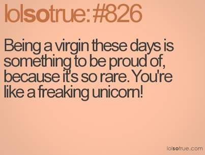 virgin, unicorn, and funny image Virgin Quotes Funny, Virgin Quotes, Virginity Quotes, Shadow Quotes, I Am A Unicorn, Yogi Berra, Not Funny, Family Wall, Funny Quote