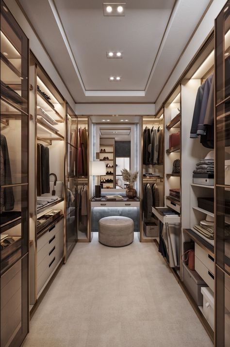 Need some design & storage tips for your closet? I’ve got you covered. Check out this link to read my latest blog post! #DiMareDesign A Walk In Closet, Dressing Design, Walking Closet, Dream Closet Design, Walk In Closet Design, Closet Design Layout, Luxury Closets Design, Closet Layout, Wardrobe Room