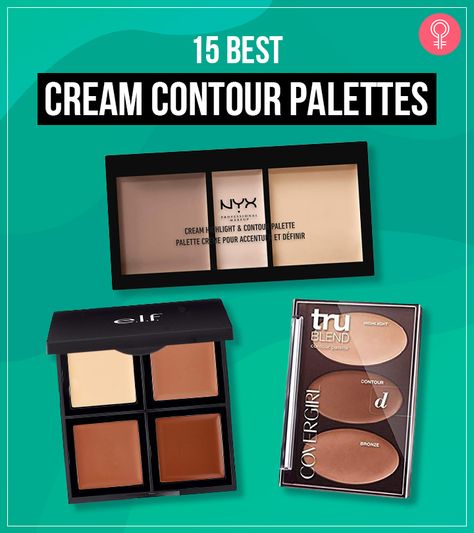 Contour Cream Palette, Contour Pallet For Beginners, How To Cream Contour, Best Cream Contour Palette, Drugstore Contouring Products, Cream Foundation Palette, Best Cream Makeup Palette, Best Contour Makeup Products, Best Cream Contour