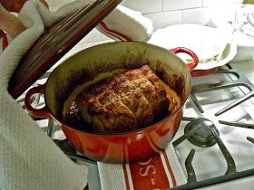 Le Creuset Pork Roast - dutch oven Braiser Recipes, Dutch Oven Recipes Cast Iron, Le Creuset Recipes, Le Creuset Dutch Oven, Cooking A Roast, Pork Roast Recipes, Pork Shoulder Roast, Dutch Oven Cooking, Dutch Oven Recipes