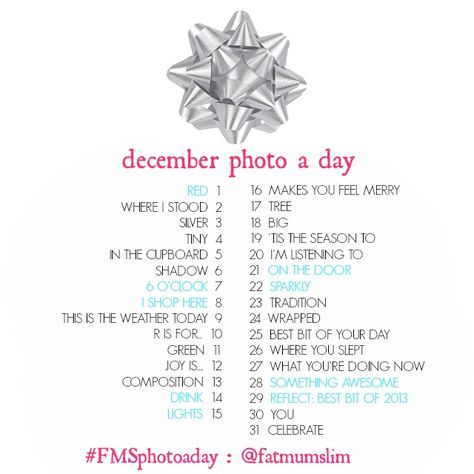 December photo a day December Photo Challenge, December Challenge, Photo A Day Challenge, No Phone, Photo A Day Ideas, Photo Prompts, Day List, Instagram Challenge, Monthly Photos