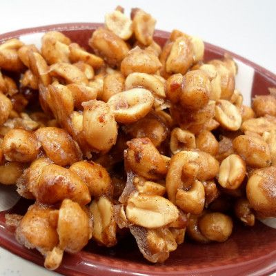 Toffee Coated Peanuts -Small Batch or Large Toffee Peanuts Recipe, Butter Toffee Peanuts Recipe, Munchie Snacks, Glazed Nuts, Coated Peanuts, Instant Pot Slow Cooker, Pig In Mud, Football Appetizers, Barbie Crafts