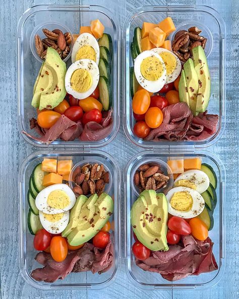 Meal Prep Recipes on Instagram: “Protein-packed #MealPrep ideas like these DIY DELI STYLE PROTEIN BOXES are the way to go! @mealpreprecipes . Recipe by…” Diy Deli, Protein Box, Protein Dinner, Protein Lunch, High Protein Meal Prep, Deli Style, Protein Meal, Resep Diet, Post Workout Snacks