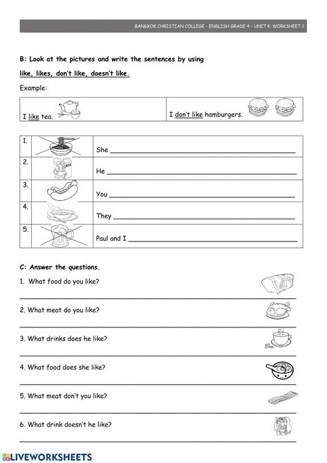 Food and drinks - Interactive worksheet Food Worksheet, To Too Two, Free Time Activities, Confusing Words, English Grammar Worksheets, Esl Teachers, Improve Your English, English As A Second Language (esl), About Me Blog