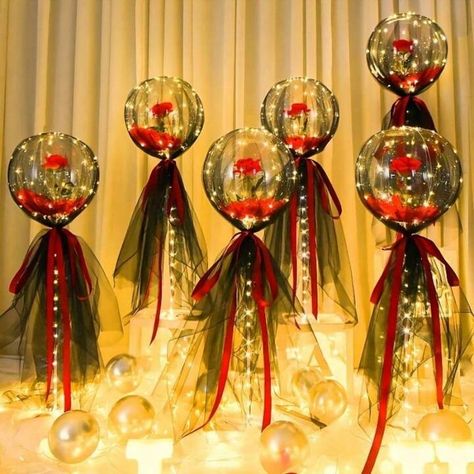 Diy Led Light, Flower Balloons, Bride To Be Decorations, Bobo Balloon, 40 Balloons, Pretty Balloons, Rose Ball, 16 Balloons, Flower Balls