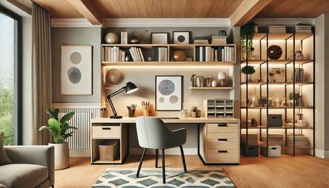 Discover 15 innovative basement home office designs. Transform your lower level into a stylish, productive workspace you'll love. Basement Workspace, Small Living Dining Combo, Basement Home Office, Basement Office, Private Workspace, Industrial Chic Design, Indoor Water Features, Maximize Space, Cozy Reading Nook