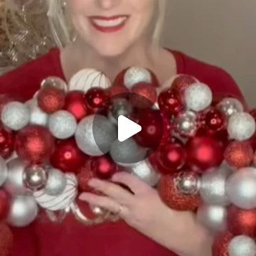 Kim on Instagram: "🎄Pool Noodle Ornament Wreath #diycraft #craft #fypシ #louisianawoman1 #instagram #howto #christmaswreaths #december25 #poolnoodle #ornament #wreaths #tistheseason #hohoho #santa #candycane #decor #decoration #christmasdecorating" Christmas Decor Using Pool Noodles, Pool Noodle Ornament Garland, Pool Noodle Xmas Decorations, Pool Noodle Wreath Diy Christmas, Diy Christmas Decorations For Mantle, How To Make Xmas Wreaths, Dog Wreaths For Front Door Diy, Pool Noodles Christmas Decorations, Pool Noodle Christmas Garland