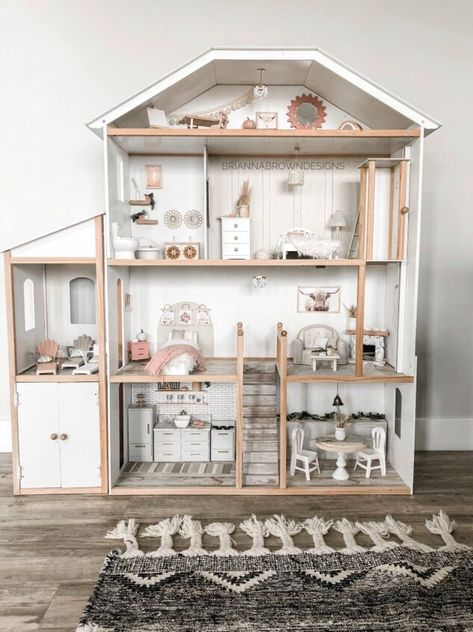 Closet Doll House, Farm Style Doll House, Boho Dolls House, Gabby’s Dollhouse Bedroom, Cute Barbie House, Large Dollhouse Makeover, Fishfam Playhouse, Kidkraft Majestic Mansion Dollhouse Makeover, Doll House Redo