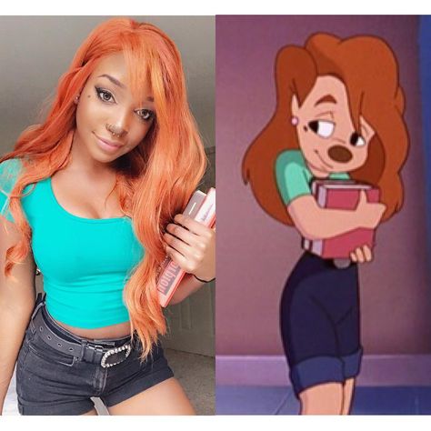 Goofy Movie Costume, Max Goofy Movie, Roxanne Goofy Movie, Roxanne Goofy, Movie Costume Ideas, Max Goofy, Goofy Costume, Max And Roxanne, Max Goof