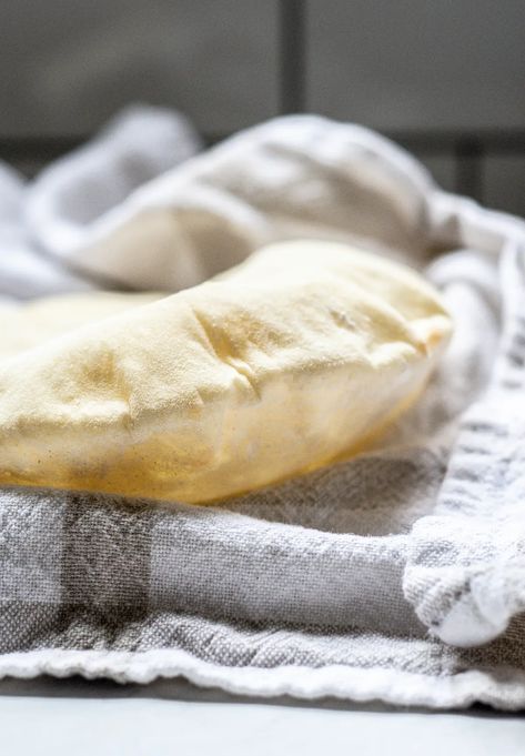 Easy Sourdough Pita Bread Sourdough Pita Bread, Sourdough Pita, Pan Pita, Easy Sourdough, Warm Kitchen, Gf Bread, Pita Chips, Home Grown, Pita Bread