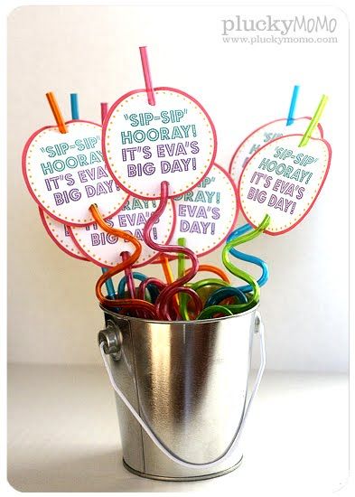 FREE "Sip-Sip Hooray" printables for Silly Straws by Plucky Momo.