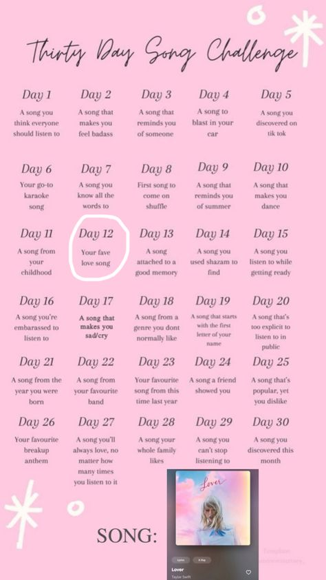 #music#30daysongchallenge#lover#taylorswift13 Beyonce Songs, Birthday Challenge, 30 Day Song Challenge, Song Challenge, Dance Party, Karaoke, Thinking Of You, Songs, Make It Yourself