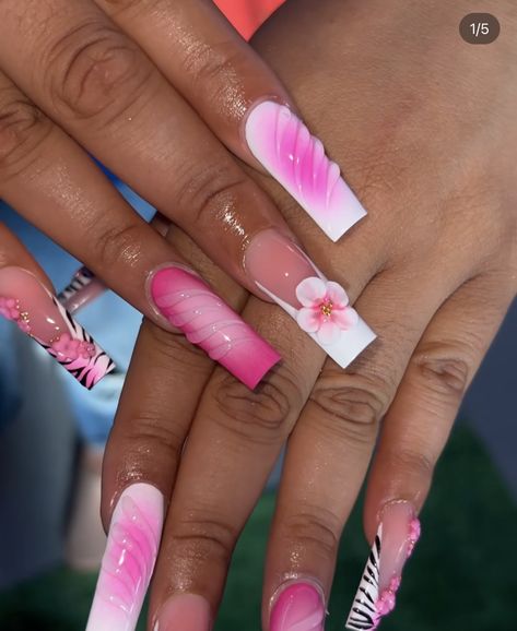 444 Design, Scorpio Nails, Nails Birthday, Colored Acrylic Nails, Cute Acrylic Nail Designs, Blush Nails, Simple Acrylic Nails, Dope Nail Designs, Glow Nails