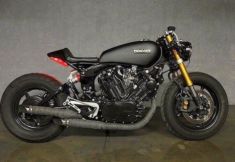 Motocykle Harley Davidson, Virago Cafe Racer, Yamaha Cafe Racer, Мотоциклы Harley Davidson, Motos Yamaha, Yamaha Virago, Мотоциклы Cafe Racers, Cafe Racer Style, Cafe Bike