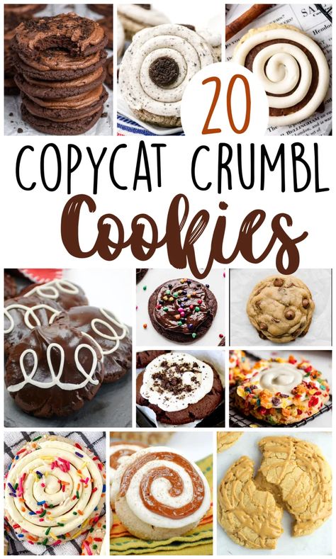 Crumbl Cookies Recipes, Copycat Crumbl Cookies Recipes, Crumbl Cookie Recipes, Copycat Crumbl Cookies, Copycat Crumbl Cookie, Crumbl Copycat, Cookies And Cream Milkshake, Crumble Cookie Recipe, Crumble Cookie