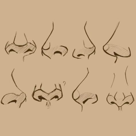 Nose Drawings, Sketches Digital Art, Digital Art Practice, Eye References, Sketches Digital, Cool Digital Art, Practice Sketches, Digital Art Inspiration, Button Nose