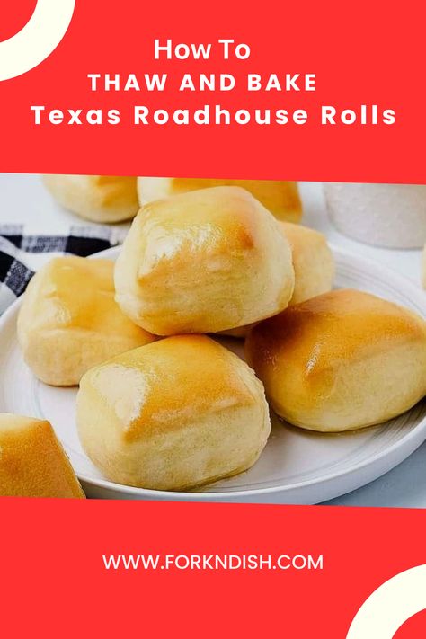 In this blog post, I will teach you how to thaw and bake Texas Roadhouse Rolls in simple steps. Let's dive into the easy steps of thawing and baking these heavenly rolls! Best Frozen Rolls For Thanksgiving, Rhodes Texas Rolls Recipes, Easy Texas Roadhouse Rolls, Logans Roadhouse, Rhodes Bread, Rhodes Rolls, Rhodes Dinner Rolls, Texas Roadhouse Rolls, Red Lobster Biscuits