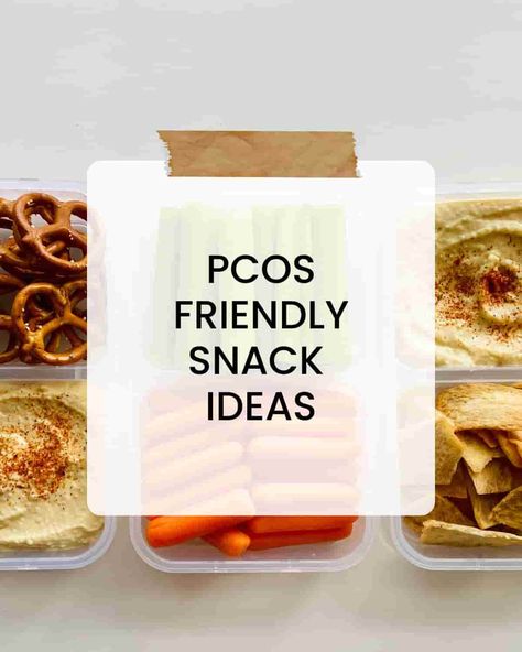 PCOS friendly snack ideas to stabilize blood sugars, balance hormones, prevent cravings, and improve insulin sensitivity. Insulin Resistance Snack Ideas, Snacks For Insulin Resistance, Blood Sugar Balancing Snacks, Insulin Resistance Snacks, Insuline Resistance, Insulin Resistance Diet Plan, High Sugar Foods, Insulin Sensitivity, Best Snacks