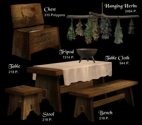 The Medieval Smithy SIMS 2: The Druid's Set Sims 2 Medieval, Medieval Sims 4 Cc Furniture, Sims 4 Medieval Cc Furniture, Sims 4 Cc Medieval, Light Warrior, Sims 4 Decades Challenge, Sims Medieval, Celtic Viking, Sims Stories