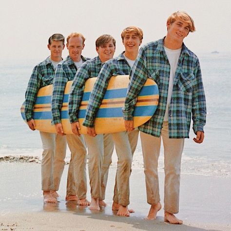 ___________________________________ the beach boys dennis wilson david marks carl wilson mike love brian wilson surfing surf board beach bands music pop rock 1960s vintage aesthetic clothes style fashion hair photoshoot Surf Music, Mike Love, Brian Wilson, Vintage Swim, Beach Boys, Matthew Gray Gubler, The Beach Boys, By The Beach, Surf Style