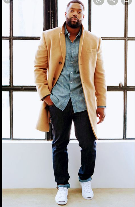 Big And Tall Suits For Black Men, Date Night Outfit Big And Tall Men, Thick Guy Fashion, Large Men’s Fashion, Mens Fall Outfits Big And Tall, Big Men Fall Fashion, Big And Tall Fashion For Men Fall, Business Casual Outfits Men Plus Size, Larger Mens Fashion Style