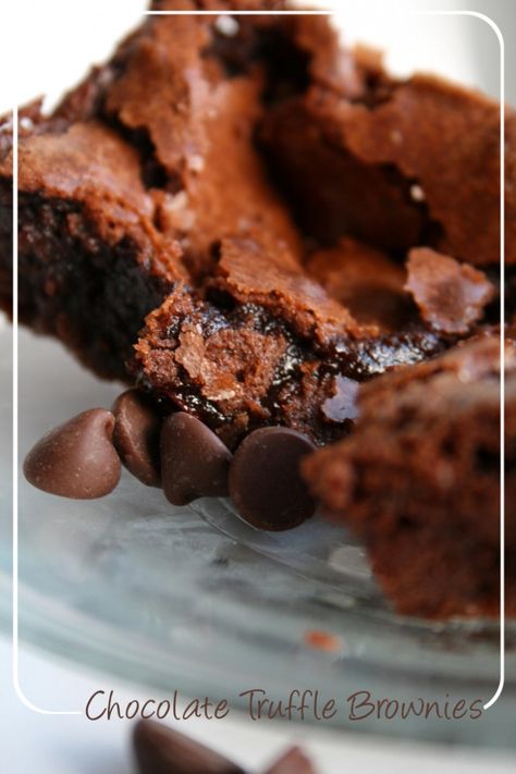 Chocolate Truffle Brownies Truffle Brownies, Best Brownie Recipe, Chocolate Truffle, Tasty Kitchen, Best Brownies, Red Table, Chocolate Truffles, Perfect Desserts, Vegetarian Chocolate