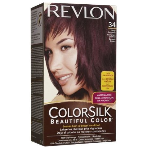 Revlon Colorsilk Haircolor 34, Deep Burgundy - 1 Ea, Pack of 3 -- Learn more by visiting the image link. (This is an affiliate link) #HairColor Deep Burgundy Hair Color, Deep Burgundy Hair, Revlon Colorsilk, Hair Color Burgundy, Beauty Supply Store, Burgundy Hair, Deep Burgundy, Dark Blonde, Color Hair