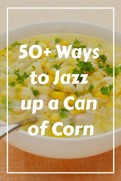 Discover 56 Exciting Ways to Transform Canned Corn into Irresistible Side Dishes and Meals! Say goodbye to boring and embrace culinary creativity. Your pantry's secret weapon awaits! #CannedCorn #CookingIdeas #PantryHacks Creamed Corn Canned, Recipes Using Can Corn, How To Spice Up Canned Corn, Canned Corn Ideas, Recipes For Canned Corn, Cream Style Corn Recipe From Can, Recipes Using Canned Cream Style Corn, Corn Side Dishes Easy, Can Corn Recipes