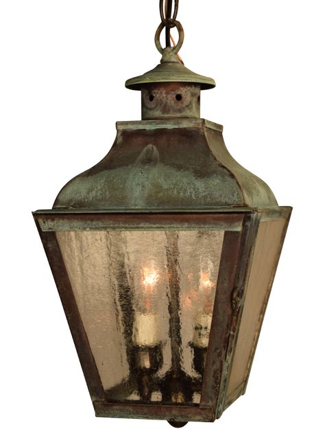 Lanternland outdoor & indoor lighting : Portland Pendant, handcrafted in Arizona Copper Hanging Lights, Copper Lantern, Pergola Lighting, Hanging Pendant Light, Love List, How To Make Lanterns, Outdoor Light Fixtures, Outdoor Lights, Green Copper