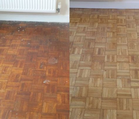 Teak finger parquet floor restoration - Chester Wood Flooring | Chester Wood Flooring Stained Parquet Floors, Penthouse Ideas, Floor Restoration, Parquet Floors, Parquet Floor, Downstairs Loo, Parquet Flooring, Wood Flooring, Chester