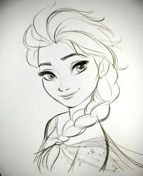 Elsa Drawing, Frozen Drawings, Frozen Art, Cartoon Drawings Disney, Disney Drawings Sketches, Drawing Hands, Drawing Prompts, 4 Baby, Disney Art Drawings