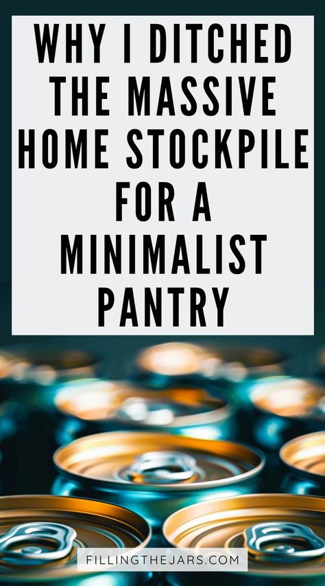 Upgrade your pantry with a minimalist approach to home stockpiling. Learn why I stopped keeping a large stockpile and embraced a minimalist supply strategy. Discover the benefits of a minimalist pantry, including better pantry organization and managing essentials efficiently. This guide provides background for small pantry organization, smart supply management, and reasons for avoiding a big stockpile. Achieve a minimalist home pantry for improved life and home organization. Minimalist Pantry, Home Pantry, Small Pantry Organization, Small Pantry, Home Organization Hacks, Minimalist Lifestyle, Minimalist Kitchen, Pantry Organization, Large Homes