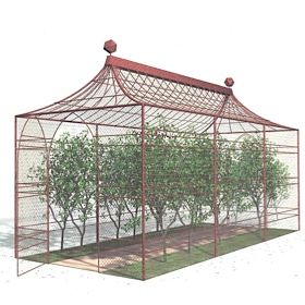 Covered Vegetable Garden Ideas, Fruit Cages Walk In Diy, Caged Garden, Diy Fruit Cage How To Build, Fruit Tree Cage, Fruit Cages Walk In, Walk In Garden Cage, Garden Cages, Raised Garden Bed Cages