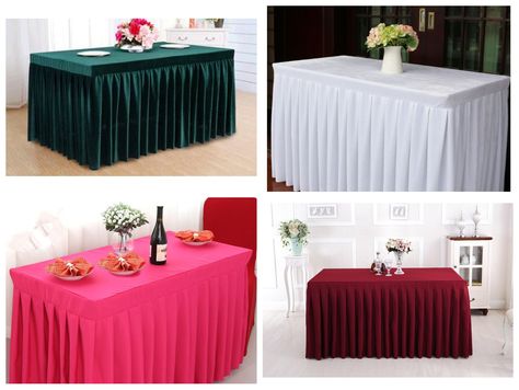 Conference Table Decor, Table Skirting, Table Skirts, Table Skirt, Long Table, Steel Table, Conference Table, Craft Table, Beautiful Table