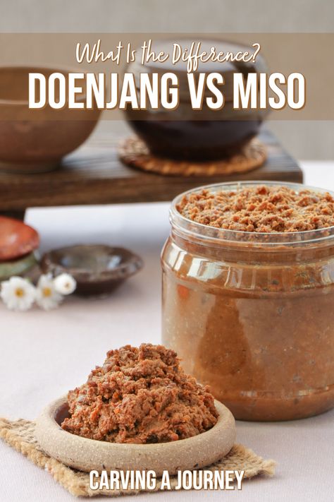 Recipes With Doenjang, Japanese Fermented Foods, Doenjang Recipe, Miso Recipe, Bunny Chow, Dried Chili Peppers, Fermented Cabbage, Paste Recipe, Korean Japanese