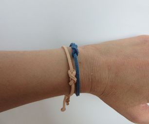 Suede Leather Infinity Knot Bracelet Suede Cord Bracelet Diy, Simple Sliding Knot, Suede Bracelet Diy, Leather Lace Bracelet, Rope Bracelets Diy, Infinity Knot Bracelet, Cord Bracelet Diy, Sliding Knot Bracelet, Suede Bracelet