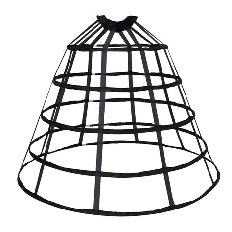 AmazonSmile: HappyStory Crinoline cage Hoop Skirt Pannier 5 Rows Elastic Waist Simple cage (Black 5 Hoops): Gateway Cage Crinoline, Cage Skirt, Hoop Dress, Boho Festival Fashion, Hoop Skirt, Bridal Ball Gown, Ball Gown Dresses, Ball Gowns Wedding, Ball Gown Wedding Dress