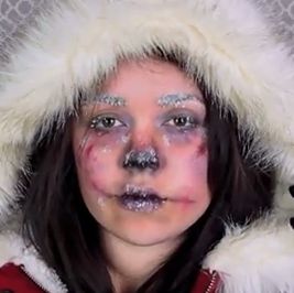 Makeup and How to Style for Girls: Cosplay Frostbitten Makeup Tutorial Frostbitten Makeup, Frostbite Makeup, Cosplay Makeup Tutorial, Monster Makeup, Makeup Class, Stage Makeup, Spirit Week, Halloween Make Up, Up Halloween