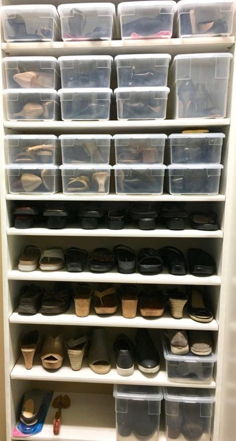 Closet Shoe Shelves, Master Closet Shoe, Wire Closet Shelves, Small Closet Shelving, Shoe Shelf In Closet, Organizing Walk In Closet, Best Hangers, How To Organize Your Closet, Closet Shoe